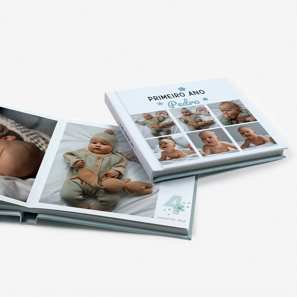 Álbum do Primeiro Ano do Bebé Verde 4